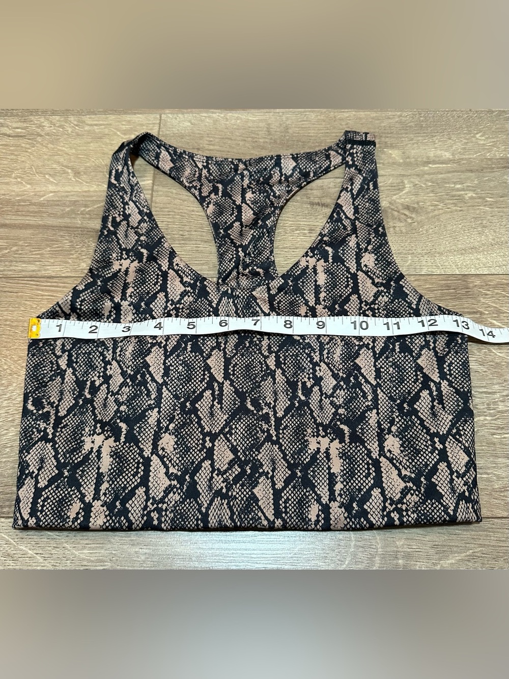Zella Snake Print Racerback Top Size Small - Picture 6 of 13